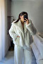 Premium Faux Fur with Soft Texture and Lining (Has a Hidden Pocket and Button) - 2