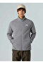 Nf0A8D0Rcqi1-Glacier Fleece Jacket Gray Zippered Collar Standard Plain Men's Fleece Sweats