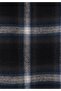 Regular Fit Shirt Neck Plaid Men's Navy Blue Long Sleeve Shirt - 5