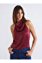 Halter Neck Satin Blouse