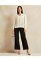Women Beige Textured Blouse - 2