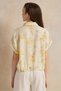 Senior Girls Yellow Printed Shirt - 3