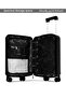 Quatrix 8-Wheel PC Hardshell Spinner Trolley Suitcase - 4