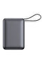20000mah - 45W Powerbank Siyah - Hızlı Şarj - Taşınabilir Güç Kaynağı - Taşınabilir Şarj Cihazı - 8