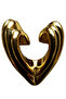أقراط إيريم 3914 9516 بتصميم قلب صغير على شكل حرف V - 2