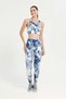 Women Blue Printed Sports Bra - 2