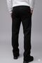 Men's Black Roberto Thick Fleece Wide Leg Baggy Sweatpants - 2