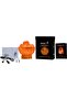 Himalayan Salt Fire Bowl Lamp with Heart Crystals - 7