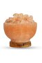 Himalayan Salt Fire Bowl Lamp with Chunks - 3