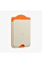 Nano Pop Magnetic 3 Card Holder for Samsung Galaxy S25 series iPhone series Orange Beige - 7