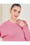 Women Pink Knitted Pullover - 4
