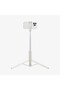 57" Automatic Selfie Stick Tripod Stand with Remote Vertical Horizontal Rotatable Dune Beige