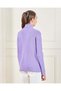 Senior Girls Purple High Neck Pullover - 3