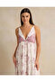 Women White Printed Chemise - 2