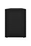 Garden Storage Cabinet Black 198x55.5x80 cm Poly Rattan - 4