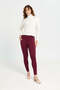 Women Ivory High Neck Pullover - 2
