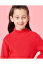 Girls Red Knitted Sweater - 4