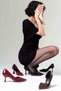 Women's Burgundy Patent Leather Heeled Shoes Tr08Ms45K - 8