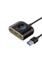 Square Round 4in1 (1xUSB 3.0 + 3xUSB 2.0) - Siyah
