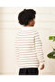 Boys Brown And White Striped Pullover - 3