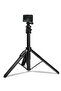 Kablosuz Bluetooth Selfie Çubuğu Uzaktan Kumandalı Tripod 1.6 M. S560W Black - AMP05813 - 4