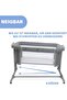 Next2Me Magic Evo Co-sleeping Crib 0-6m, Dark Grey - 6