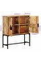 Highboard 80x30x95 cm Solid Rough Wood Mango - 8