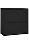 Office Cabinet with Sliding Door Anthracite 90x40x90 cm Steel - 5
