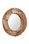 Decorative Mirror Teak 60 cm Round - 4