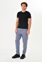 Men's Winter 3 Thread Sweatpants A.Indigo 201302-İ - 2