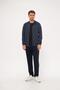 Men's Cotton Full Zip Hooded Tracksuit Set Indigo 5296-I - 4