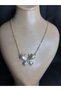 Butterfly Pearl Luxury Steel Necklace Yellow (Stainless Steel)