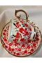 Pervi̇z Karçi̇çek Porcelain Hand Painted Coffee Cup Set - 3