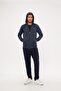 Men's Cotton Full Zip Hooded Tracksuit Set Indigo 5296-I - 6