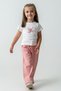 Girl's 3-Piece Set with Pearl and Floral Embroidery - 26K 6367 - 5