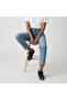 Navy Blue Suede Genuine Leather Lace-Up Women's Casual Sneaker - 4