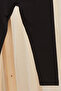 Infant Girls Black Plain Leggings - 3