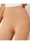 Women Brown Cropped Legging - 4