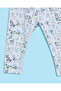 Infant Girls White All Over Print Leggings - 3