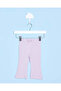 Infant Girls Lilac Solid Flared Leggings