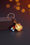 Feng Shui Fortune and Prosperity Cat Metal Keychain - Maneki Neko Gold Lucky Cat Keychain - 4