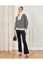 Women Black Ribbed Leggings - 2