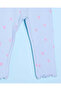 Infant Girls Blue Heart Print Leggings - 3