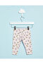 Infant Girls Pink Bear Printed Leggings