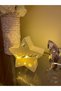 14 cm Large Size Christmas Ornament Led Candle Star Decoration White1 Piece Led Candle Is Included - 2