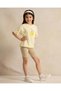 Girls Beige Plain Shorts - 3