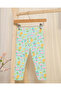 Infant Girls Blue Fruit Print Leggings - 4