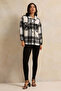 Women Black Ribbed Leggings - 2