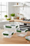 3-Piece Lockable Storage Container Set – Leakproof Food Container, Airtight 1.85Lt |   1.05 L |   575 Ml. - 4