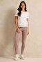 Women Rust Printed Leggings - 2